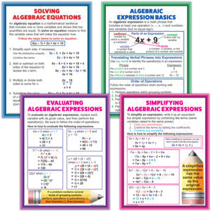 Algebraic Expressions & Equations Poster Set [P088]