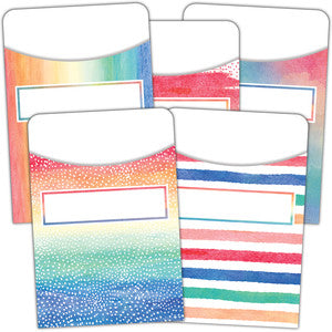 Watercolor Library Pockets - Multi-Pack [TCR5816]