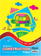 BAZIC Construction Paper Pad 48 Sheets 9" X 12", Assorted Colors [554]