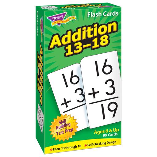 Addition 13-18 Skill Drill Flash Cards [T53102]
