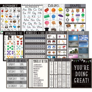 Modern Farmhouse Early Learning Small Poster Pack [TCR7455]