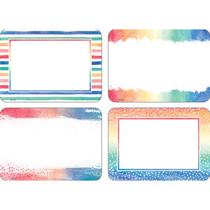 Watercolor Name Tags/Labels - Multi-Pack [TCR8968]