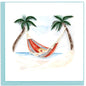 Quilled Beach Hammock Greeting Card [BL1437]
