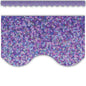 Purple Sparkle Scalloped Border Trim [TCR8793]