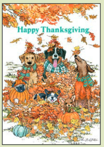 Happy Thanksgiving Greeting Card 2024 [THT47061301]
