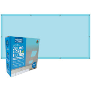 Light Blue Calming Covers Ceiling Light Filters [TCR20144]