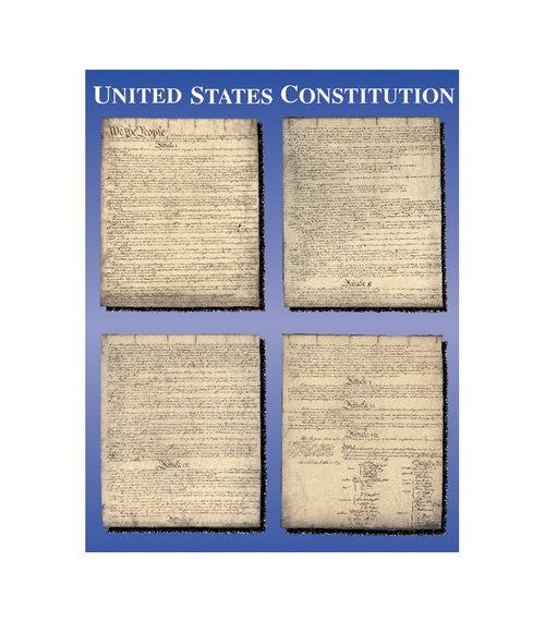 US CONSTITUTION CHART 17x22 [	 CD5904] [CD5904]