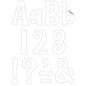 White 4" Wild Whimsy Self-Adhesive Letters Combo Pack [TCR9644]