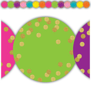 Confetti Circles Die-Cut Border Trim [TCR3571]