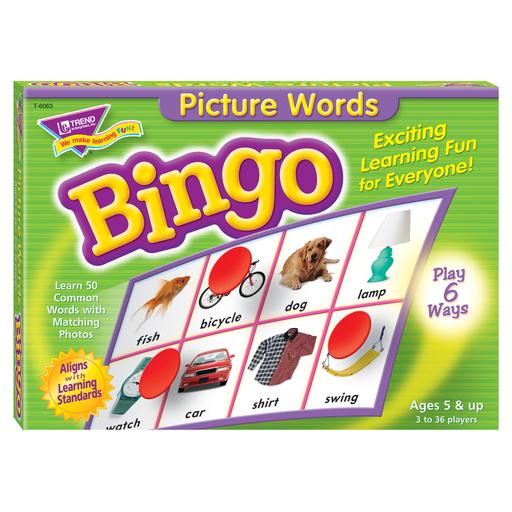 Picture Words Bingo Game [T6063]