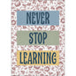 Never Stop Learning Positive Poster [TCR7886]