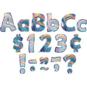 Iridescent Funtastic 4" Letters Combo Pack [TCR8708]