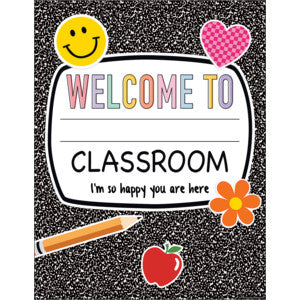 Cool for School Composition Welcome Chart [TCR7378]