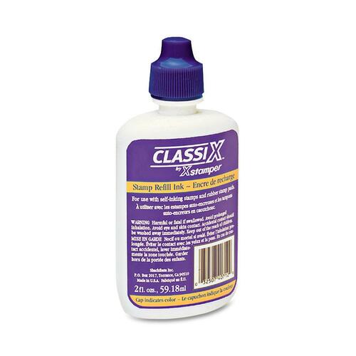 Xstamper Classix Custom Self-Inking Refills 1 Each - Blue Ink - 2 Fl Oz - Blue [XST40713]