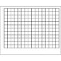 Graphing Grid (1½ Inch Squares) Wipe-Off Chart 17x22 [T1092]