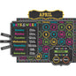 Chalkboard Brights Calendar Bulletin Board Display Set [TCR5615]
