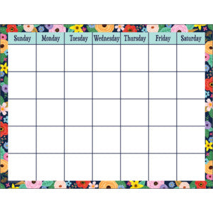Wildflowers Calendar Chart 17x22 [TCR7599]