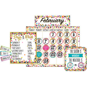 Confetti Calendar Bulletin Board Display [TCR5443]