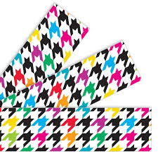 HOUNDSTOOTH MULTICOLOR Bolder Borders [T85166]