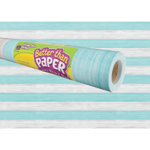 Better Than Paper Bulletin Board Roll - Vintage Blue Stripes [TCR77465]