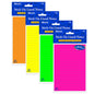 BAZIC 50 Ct. 4 X 6 Neon Lined Stick On Notes [5122]