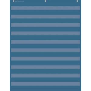 Slate Blue 10 Pocket Chart [TCR20104]