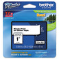 Standard Adhesive Laminated Labeling Tape, 0.94" x 26.2 ft, Black on White [BRTTZE251]