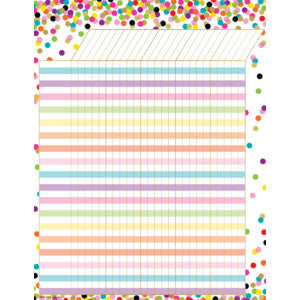 Confetti Incentive Chart 17x22 [TCR7595]