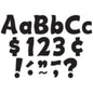 Black & Silver Funtastic 4" Letters Combo Pack [TCR5343]