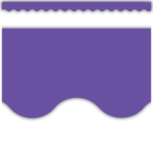 Ultra Purple Scalloped Border Trim [TCR8791]