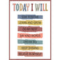 Today I Will Positive Poster [TCR7397]