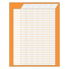 Orange Vertical Incentive Chart 17x22 [T73207]