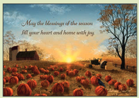 Blessings of the Season Thanksgiving Greeting Card 2024 [THT40105701]
