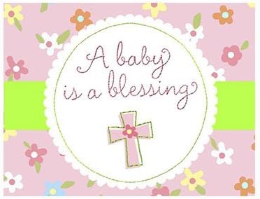 Blessed Baby Girl - Girl Baby Shower Invitations - 8 Count [1INV6599]