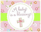 Blessed Baby Girl - Girl Baby Shower Invitations - 8 Count [1INV6599]