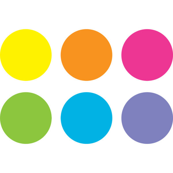 Spot On Floor Markers Bright Circles - 7" [TCR77534]