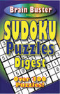Brain Teasing Sudoku Puzzle Book Digest Size [13068]