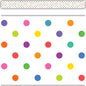 Colorful Dots Straight Border Trim [TCR8325]