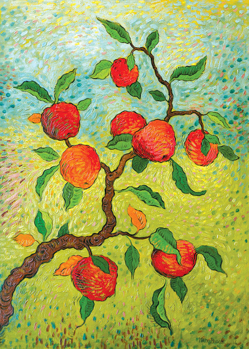 Apple Branch Blank Greeting Card [2883BL]