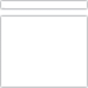 White Straight Border Trim [TCR3562]