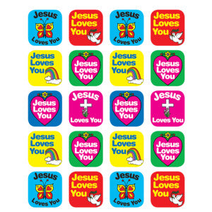 Jesus Loves You Stickers [TCR7020]