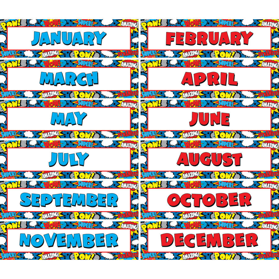 Superhero Monthly Headliners [TCR5590]