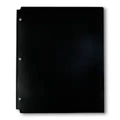 Two-Pocket Poly Folder, Black, 9.4" x 11.4 [FF-OP-5675]