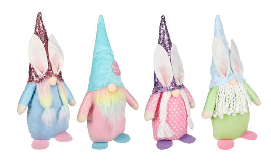 EASTER THEME GNOME WITH BUNNY EARS 14 INCHES TALL [362307]