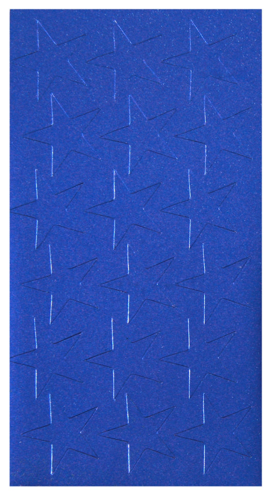 3/4" Blue (175) Presto-Stick Foil Star Stickers [P824140]
