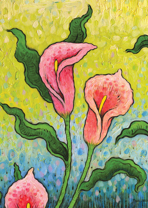 Calla Lilies Sympathy Greeting Card [2884SY]