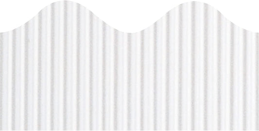 Bordette Decorative Border, 2 1/4 x 50' Roll, White [PAC37016]