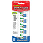 BAZIC 0.017 oz (0.5g) Super Glue Gel (5/Pack) [2000]