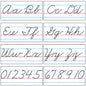 Basic Alphabet Zaner-Bloser Cursive Bulletin Board Set [T1859]