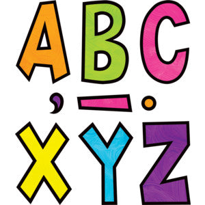 Brights 4Ever 7" Fun Font Letters [TCR70106]